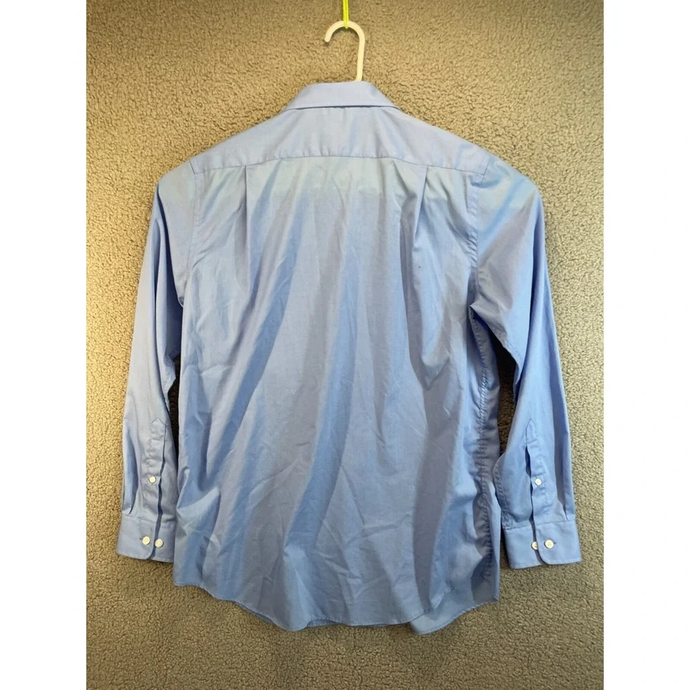 Croft & Barrow Mens Broadcloth Oxford Shirt Blue  16‎ 34/35